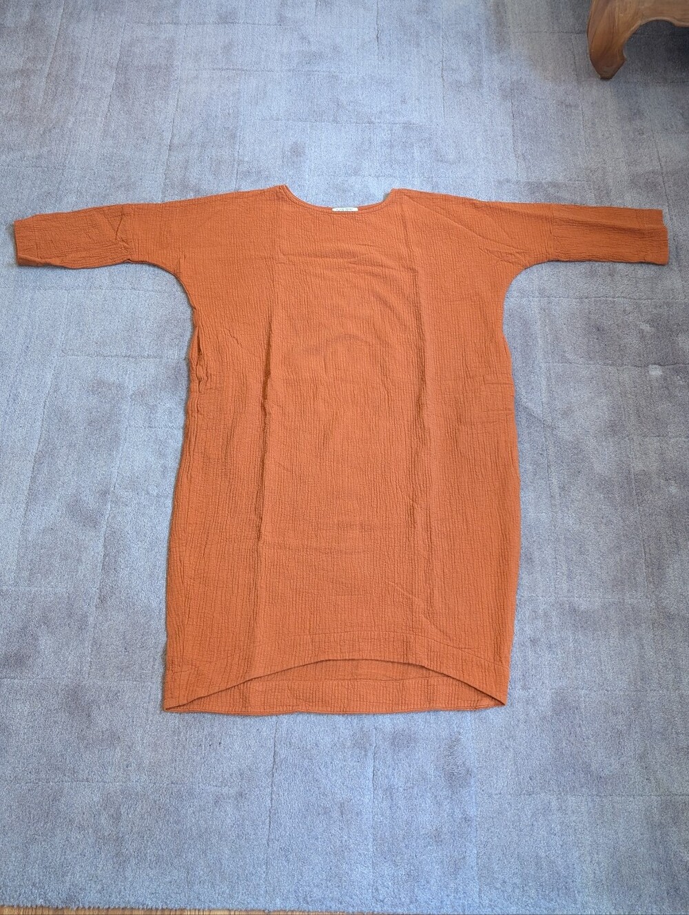 Black Crane terracotta dress XS